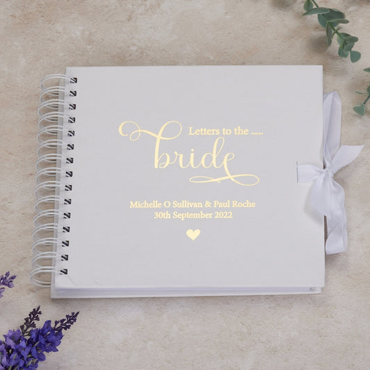 Libro de notas para la novia